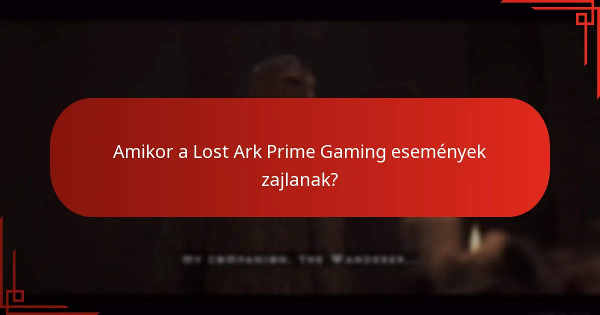 Milyen jutalmakat szerezhetnek a játékosok a Lost Ark Prime Gaming eseményeiből?