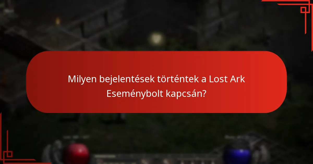 Mik a közösségi reakciók a Lost Ark Eseménybolt frissítéseire?