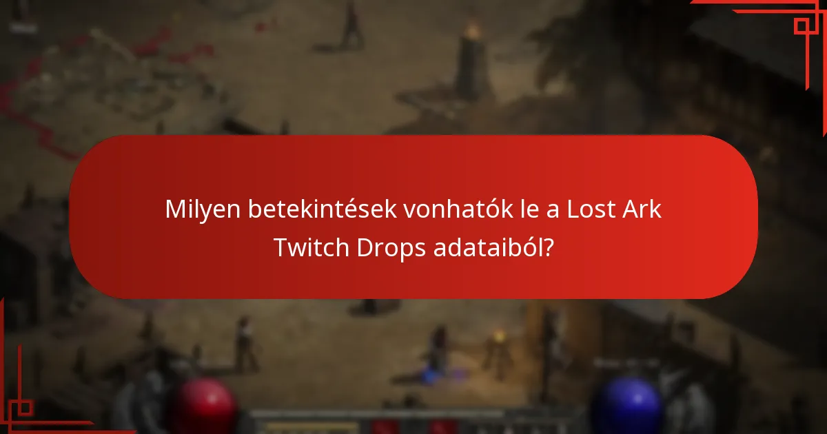 Milyen statisztikák állnak rendelkezésre a Lost Ark Twitch Drops-ról?