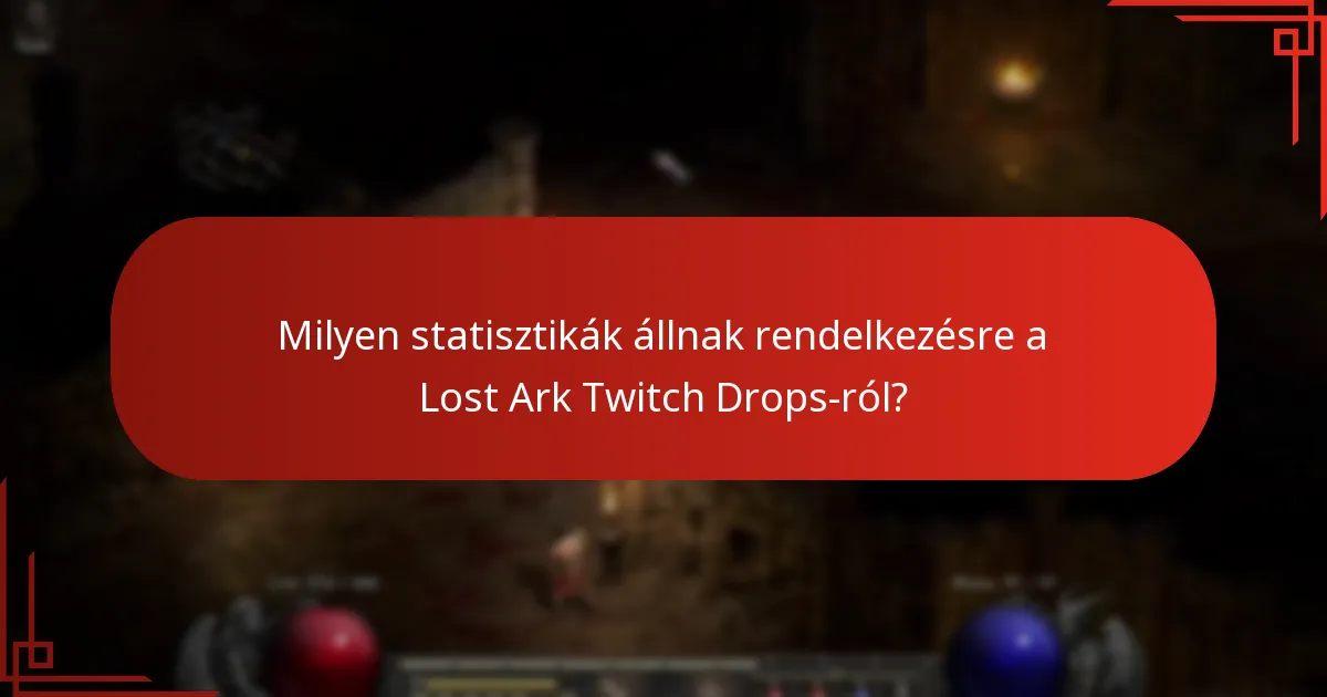 Milyen betekintések vonhatók le a Lost Ark Twitch Drops adataiból?